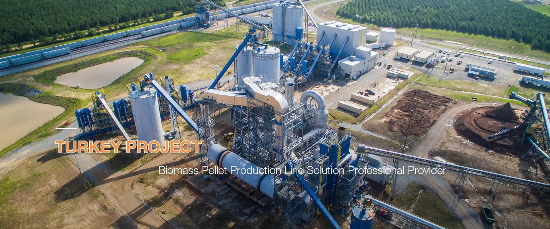 Biomass pellet production line turnkey project